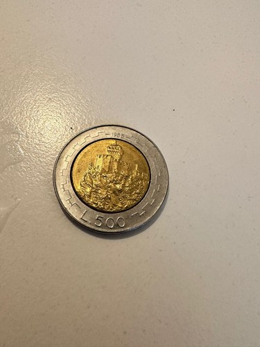 500 lire bimetalliche 1988 - bimetalliche,