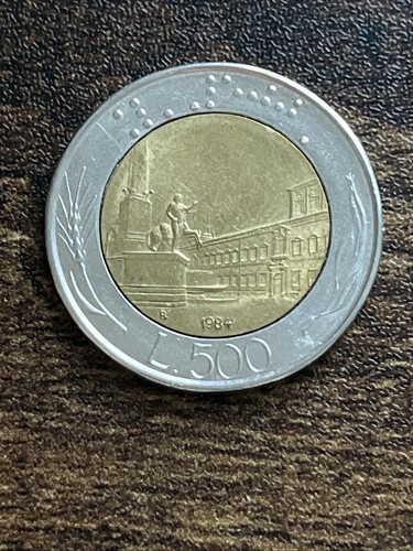 Moneta rara italia 500 - moneta, lire