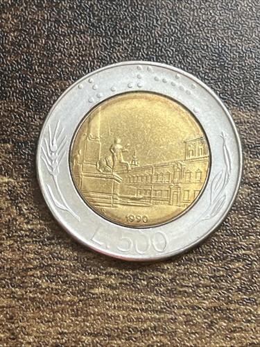 Moneta rara reale italia 500 - rara,