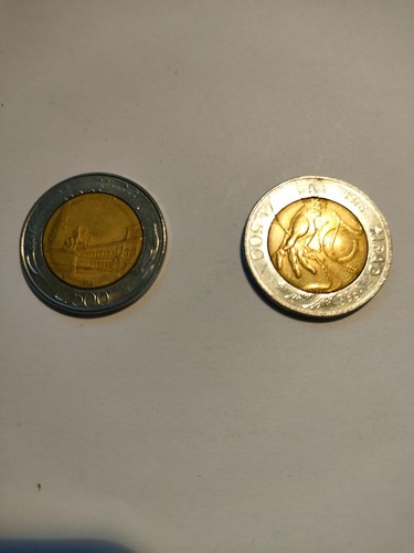 Monete 500 lire 1978 1998 - da, 1978/1998