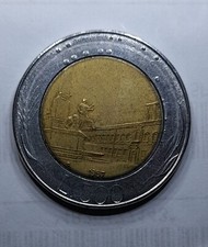 500 lire bimetalliche  rare