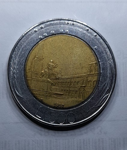 500 lire bimetalliche rare - 500,