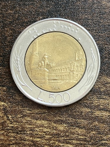 1984 italia 500 lire - italia,