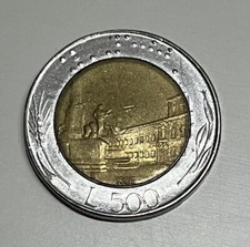 500 LIRE BIMETALLICHE 1988