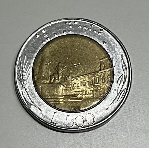 500 lire bimetalliche 1988 - 500,