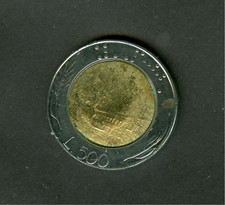 moneta difettosa italia 500