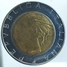 Moneta 500 Lire italiane